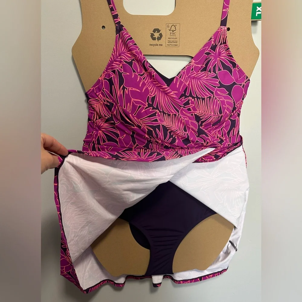 🌊 Lands' End Women's Wrap Swim Dress – Sizes S–XL NWT 🌊 - Picture 6 of 11